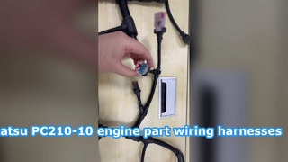 Komatsu PC210-10 ইঞ্জিন অংশ তারের হারনেস 6755-81-9310