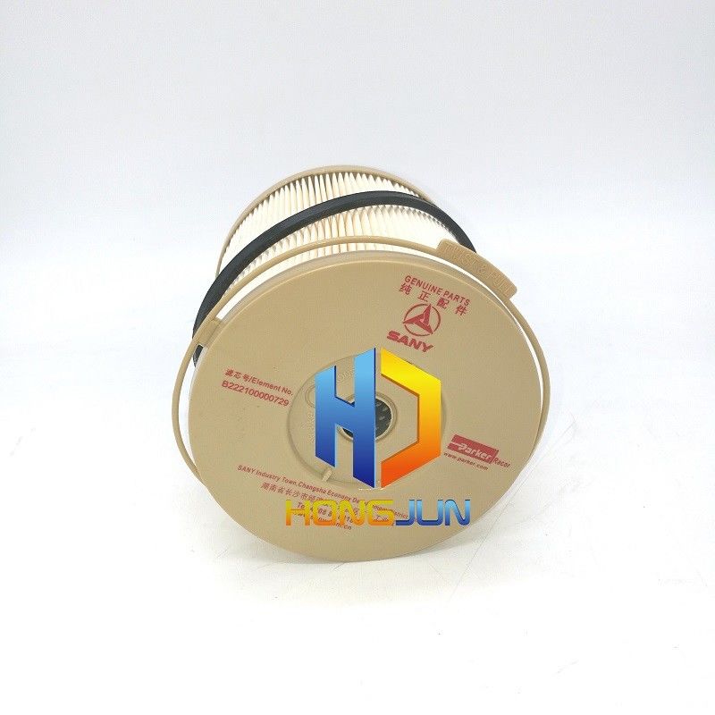 জ্বালানী স্যানি রিপেয়ার পার্টস B22210000729 Excavator Oil Suction Filter Element