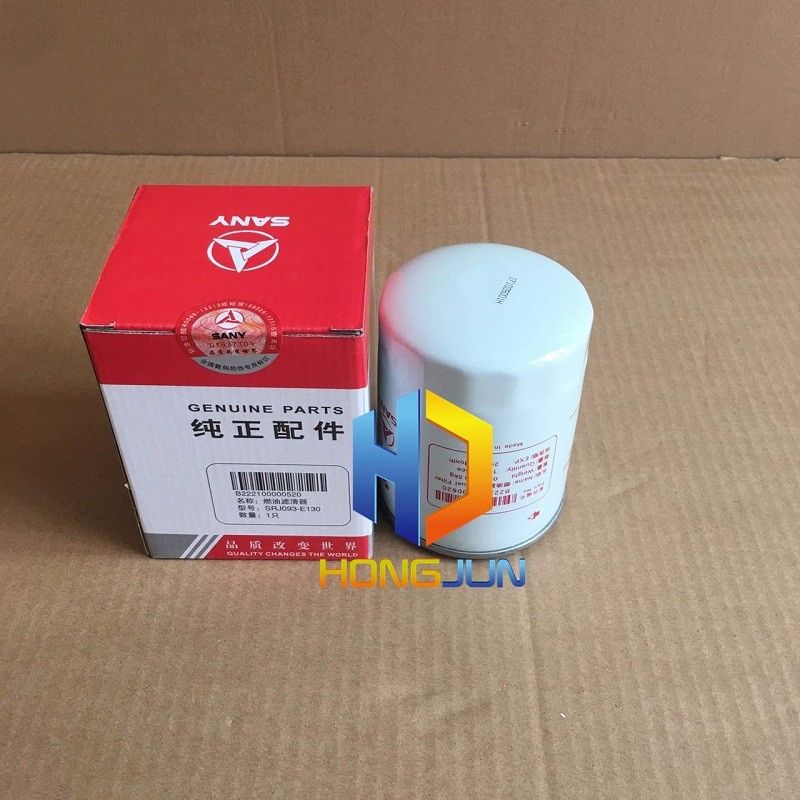 ডিজেল ইঞ্জিন স্যানি এক্সক্যাভেটর পার্টস, B222100000520 এক্সক্যাভেটর জ্বালানী ফিল্টার উপাদান