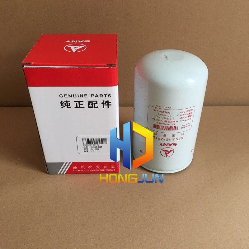 B222100000494 সানি এক্সক্যাভারের খুচরা যন্ত্রাংশ, এক্সক্যাভারের মূল তেল ফিল্টার