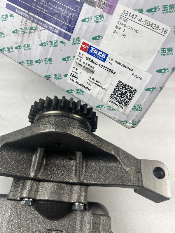 ইউচাই YC6G260N ইঞ্জিন যন্ত্রাংশ আসল G6A00-1011100A ট্রাক যন্ত্রাংশ মেরামতের কিট YUTONG বাস যন্ত্রাংশের জন্য ইঞ্জিন তেল পাম্প